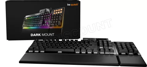 Photo de Clavier Gamer mécanique (Silent Tactile) be quiet! Dark Mount RGB (Noir)