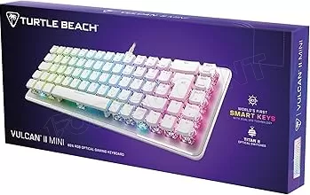 Photo de Clavier Gamer mécanique Turtle Beach Vulcan II Mini TKL RGB (Blanc)