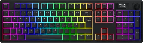 Photo de Clavier Gamer sans fil magnétique (Hator Aurum Linear) Hator Skyfall 100 Pro RGB (Noir)