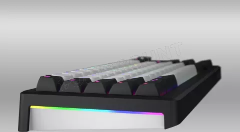 Photo de Clavier Gamer sans fil magnétique (Hator Aurum Linear) Hator Skyfall 65 Mag Ultima 8K TKL RGB (Noir)