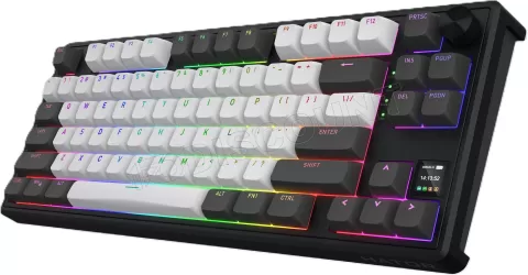 Photo de Clavier Gamer sans fil magnétique (Hator Aurum Linear) Hator Skyfall 80 Pro TKL RGB (Noir)