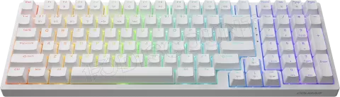 Photo de Clavier Gamer sans fil mécanique Cougar Ultimus Pro RGB (Blanc)