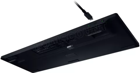 Photo de Clavier Gamer sans fil mécanique (Razer Orange) Razer BlackWidow V4 X Tenkeyless HyperSpeed RGB (Noir)