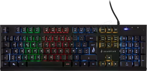 Photo de Clavier Gamer Verbatim SureFire KingPin X2 RGB (Noir)