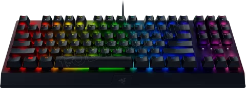 Photo de Clavier sans fil Gamer mécanique (Razer Green) Razer BlackWidow V3 Tenkeyless RGB (Noir)