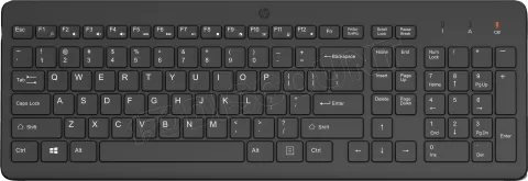Photo de Clavier sans fil HP 225 (Noir)