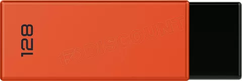 Photo de Clé USB 2.0 Emtec C350 Brick 2.0 - 128Go (Orange)