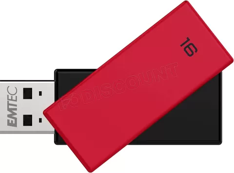 Photo de Clé USB 2.0 Emtec C350 Brick 2.0 - 16Go (Rouge)