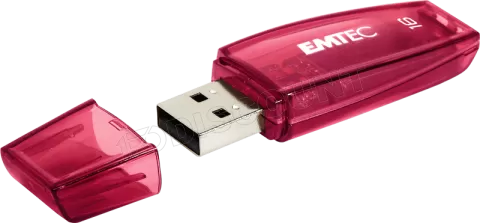 Photo de Clé USB 2.0 Emtec C410 Color Mix - 16Go (Rouge)