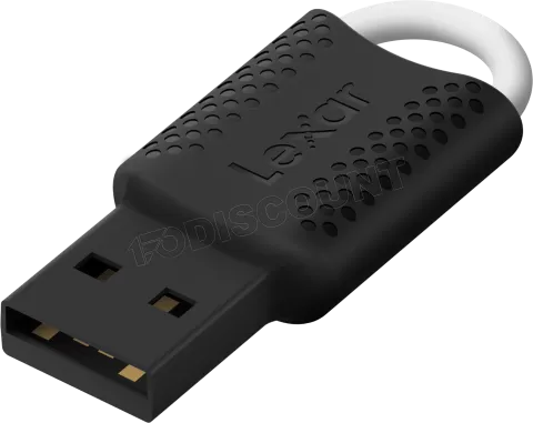 Photo de Clé USB 2.0 Lexar JumpDrive V40 - 64Go (Noir)
