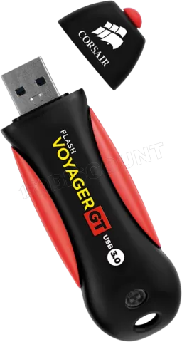 Clé USB 3.0 Corsair Flash Voyager GT - 1To (Noir/Rouge) à prix bas