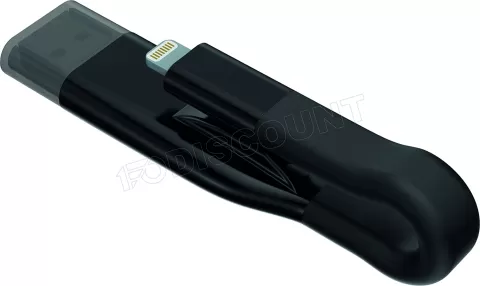 Photo de Clé USB 3.0 Emtec Dual Lightning iCobra2 T500 - 32Go (Noir)