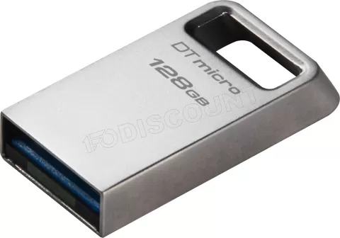 Photo de Clé USB 3.0 Kingston DataTraveler Micro - 128 Go (Argent)