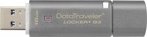 Photo de Clé USB 3.0 sécurisée Kingston DataTraveler Locker+ G3 - 16Go