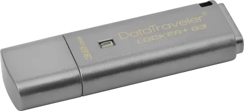 Photo de Clé USB 3.0 sécurisée Kingston DataTraveler Locker+ G3 - 32Go