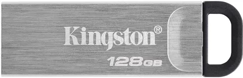 Photo de Clé USB 3.2 Kingston DataTraveler Kyson - 128Go (Gris/Noir)