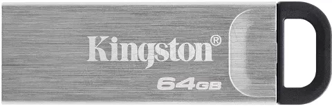 Photo de Clé USB 3.2 Kingston DataTraveler Kyson - 64Go (Gris/Noir)