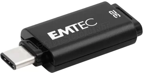 Clé USB 3.2 Type C Emtec D400 - 32Go (Noir) à prix bas