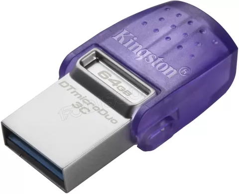 Photo de Clé USB 3.2 Type C Kingston DataTraveler MicroDuo 3C - 64Go