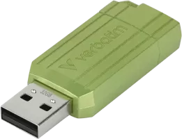 Photo de Clé USB-A Verbatim PinStripe - 32Go (Vert)