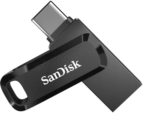 Photo de Clé USB A/C 3.0 Sandisk Ultra Dual Drive Go 64Go (noir)