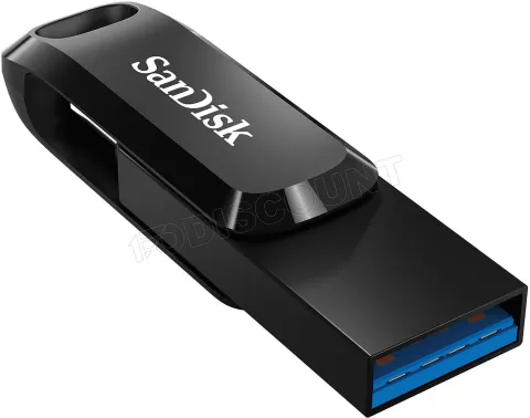 Photo de Clé USB A/C 3.0 Sandisk Ultra Dual Drive Go 64Go (noir)