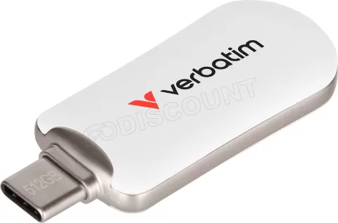 Photo de Clé USB-C 3.2 Verbatim Plectra - 256Go (Blanc)