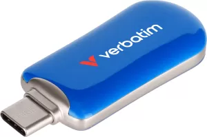 Photo de Clé USB-C 3.2 Verbatim Plectra - 64Go (Bleu)