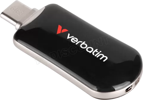 Photo de Clé USB-C 3.2 Verbatim Plectra - 64Go (Noir)