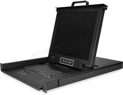 Photo de Console KVM StarTech RKCONS1708K 8 entrées avec écran LCD (Noir)