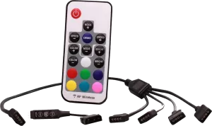 Photo de Controleur RGB 12V Xilence 4 ports avec télécommande