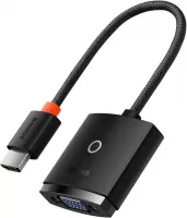 Photo de Convertisseur Baseus Lite HDMI mâle (Type A) 1.2 vers VGA femelle (D-sub DE-15) et Jack 3,5mm femelle (Noir)