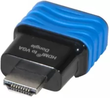 Photo de Convertisseur HDMI mâle (Type A) 1.2 vers VGA femelle (D-sub DE-15) (Bleu et Noir)
