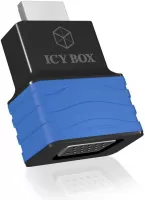 Photo de Adaptateurs & Convertisseurs Icy Box Convertisseur HDMI mâle (Type A) 1.2 vers VGA femelle (D-sub DE-15) (Noir)