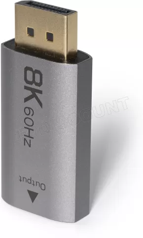 Photo de Convertisseur Lindy DisplayPort vers HDMI 8k (Gris)