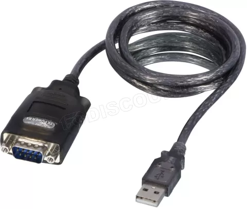 Photo de Convertisseur Lindy USB vers série RS232 1,1m