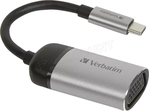 Photo de Convertisseur USB Type C Verbatim vers VGA (Argent)