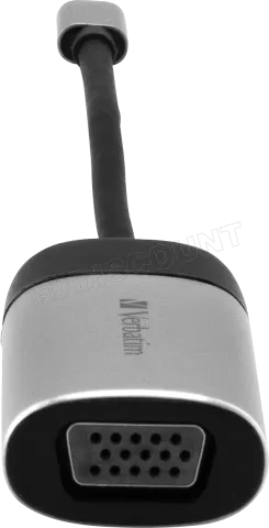 Photo de Convertisseur USB Type C Verbatim vers VGA (Argent)