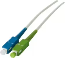 Photo de Cordon fibre - jarretière optique Simplex OS2 9/125 SC-APC/SC-UPC 15m