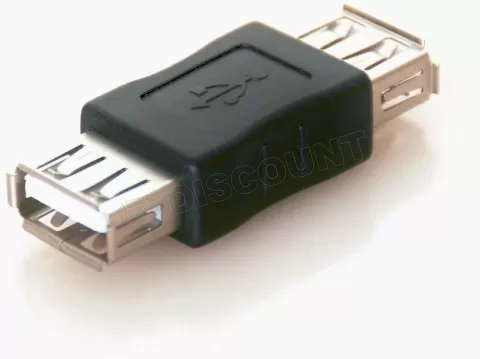 Photo de Coupleur USB 2.0 type A (Noir)