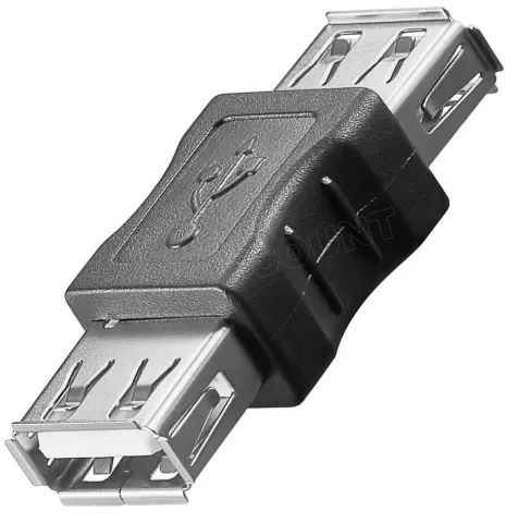 Photo de Coupleur USB 2.0 type A (Noir)