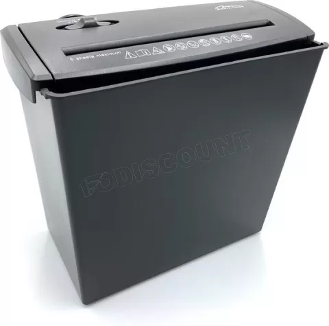 Photo de Destructeurs de documents Media-Tech MT215 v3.0 avec panier (Noir)