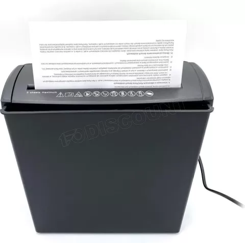 Photo de Destructeurs de documents Media-Tech MT215 v3.0 avec panier (Noir)