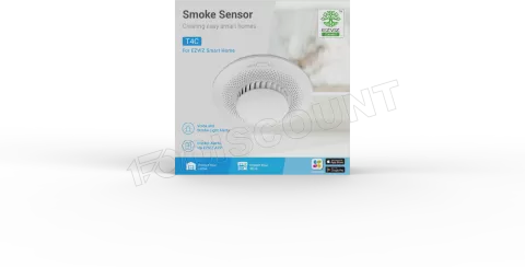 Photo de Détecteur de fumée Ezviz T4C (Blanc)