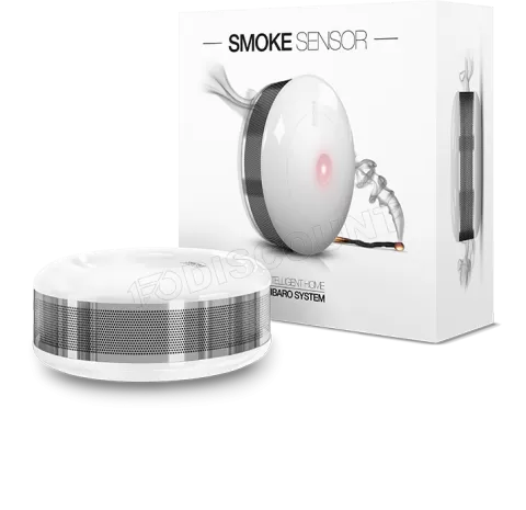 Photo de Détecteur de fumée sans fil Fibaro Smoke Sensor FGSD-002 (compatible Z-Wave)