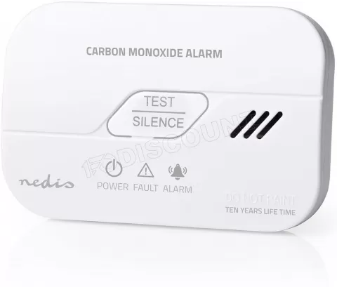 Photo de Détecteur de monoxyde de carbone Nedis DTCTCO30WT (Blanc)