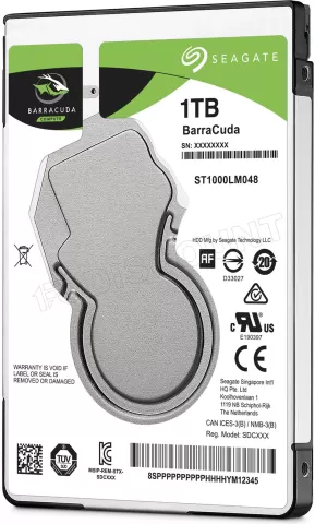 Photo de Disque Dur 2,5" Seagate BarraCuda 1To - S-ATA