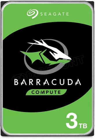 Photo de Disque Dur 3,5" Seagate BarraCuda 3To - S-ATA
