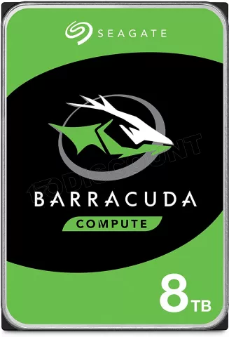 Photo de Disque Dur 3,5" Seagate BarraCuda 8To (8000Go) - S-ATA