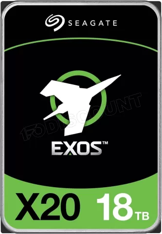 Photo de Disque Dur 3,5" Seagate Exos X20 18To - S-ATA